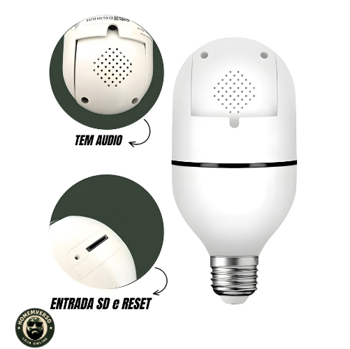 Camera De Segurança WIfi Eagle Eye Bulb