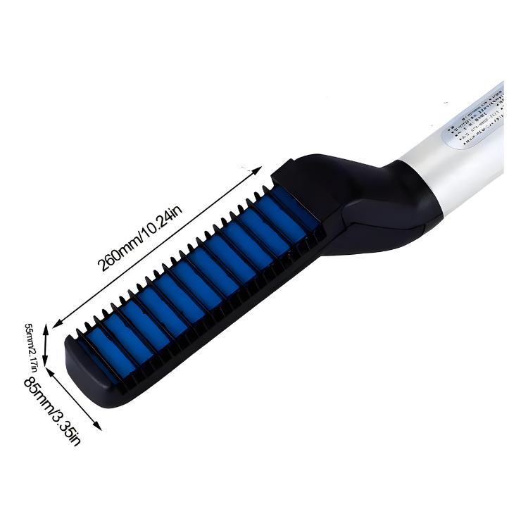 Escova Alisadora De Barba HeatForce Beard Pro